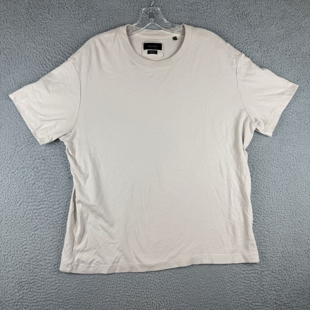 Porter And Ash Men’s Tee Crew Neck Tan Size XL Comfort Fit